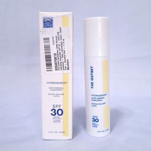The Outset Hydrasheer 100% Mineral Sunscreen SPF 30 Sensitive 1.7fl oz 50ml New